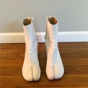 Maison Martin Margiela White Heeled Boots